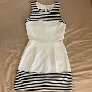 Madewell cream dress with pockets, sz small